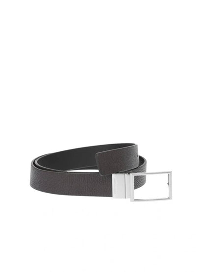 Men's Reversible Textured Leather Belt