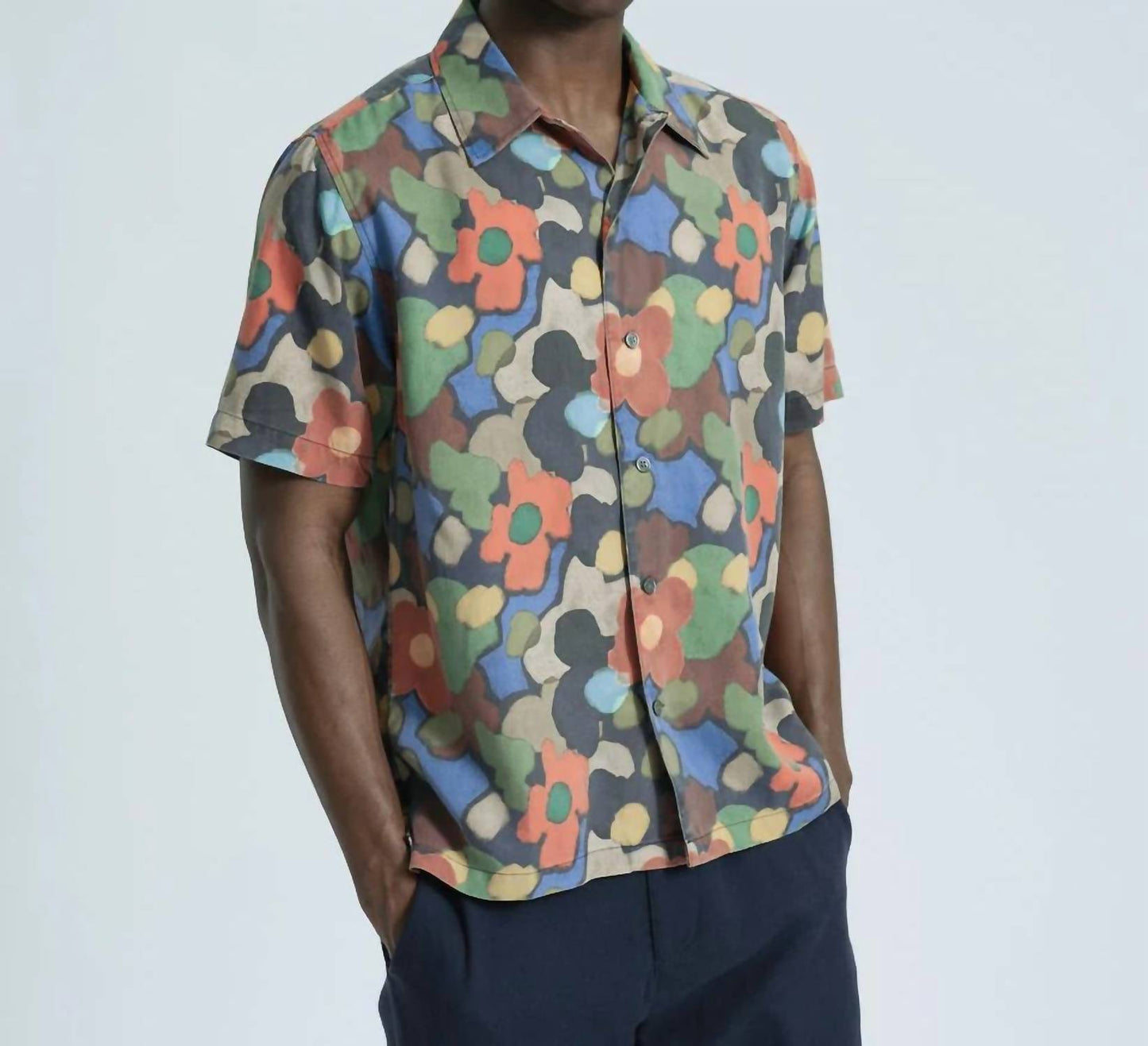 Busey Yami Floral Button Down Shirt