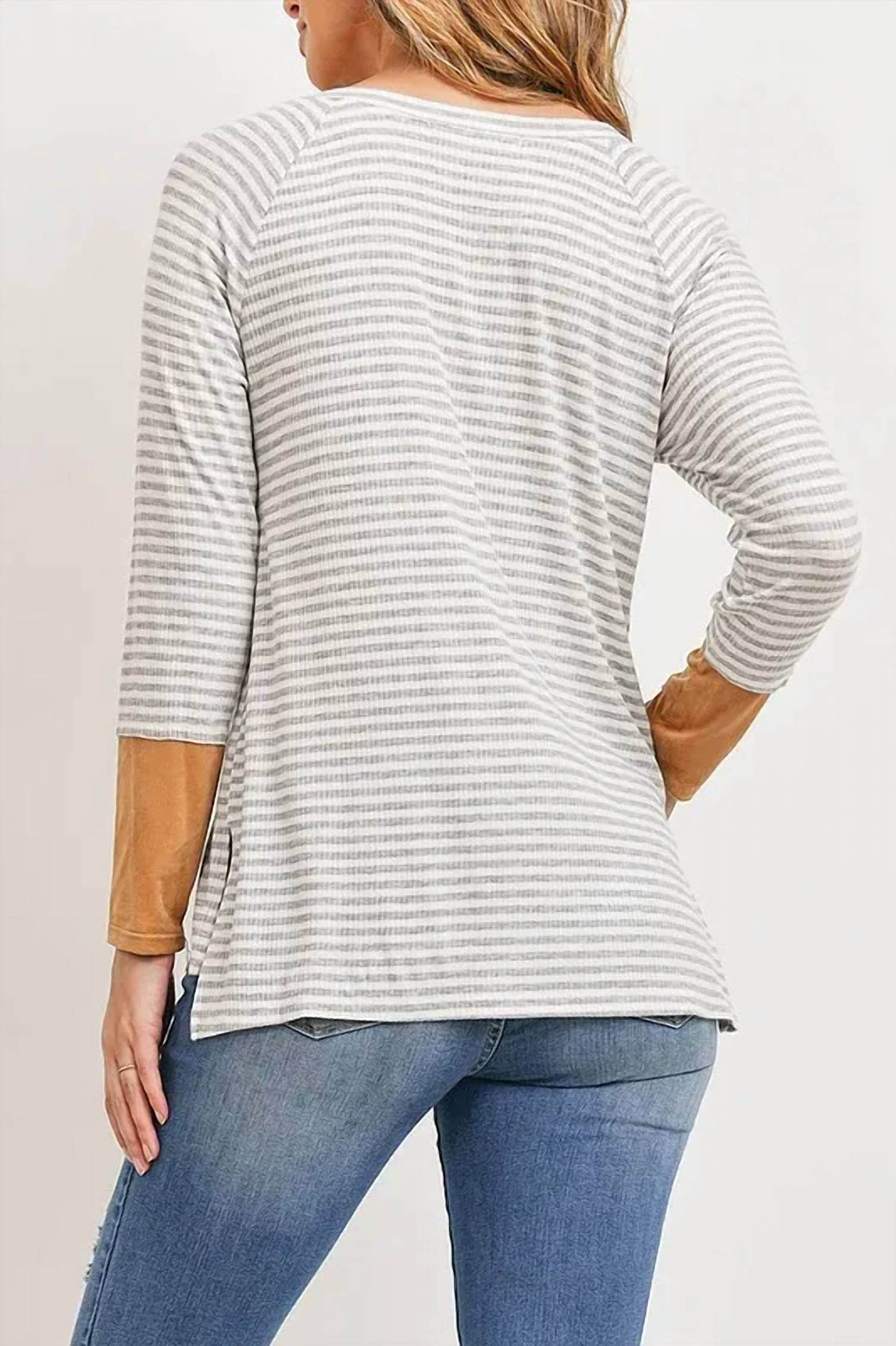 Potter's Pot - LACE UP STRIPE TOP - Rack Hunt -