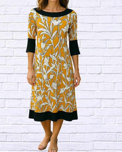 Women's Boat Neck Shift Dress