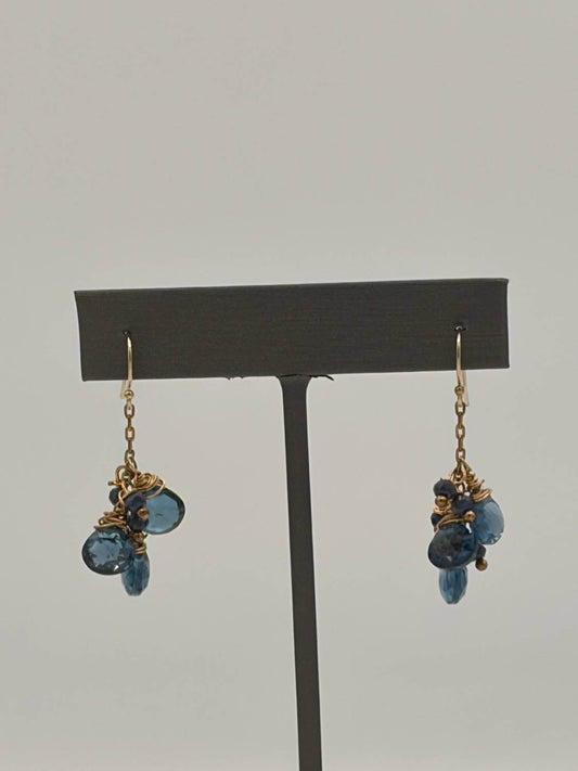 Blue Copper - Women's Topaz Earrings - Rack Hunt -