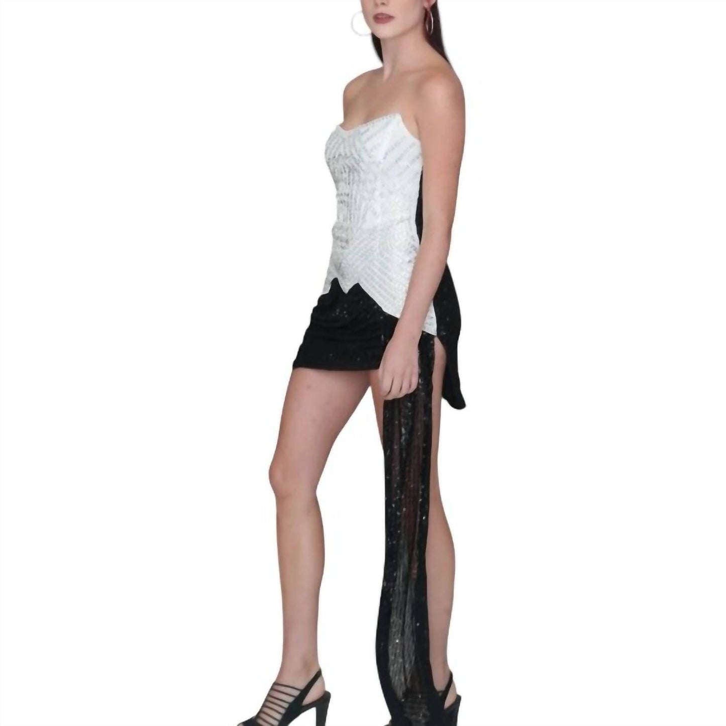 JBLA - Shine Bright Sequins Strapless Dress - Rack Hunt -