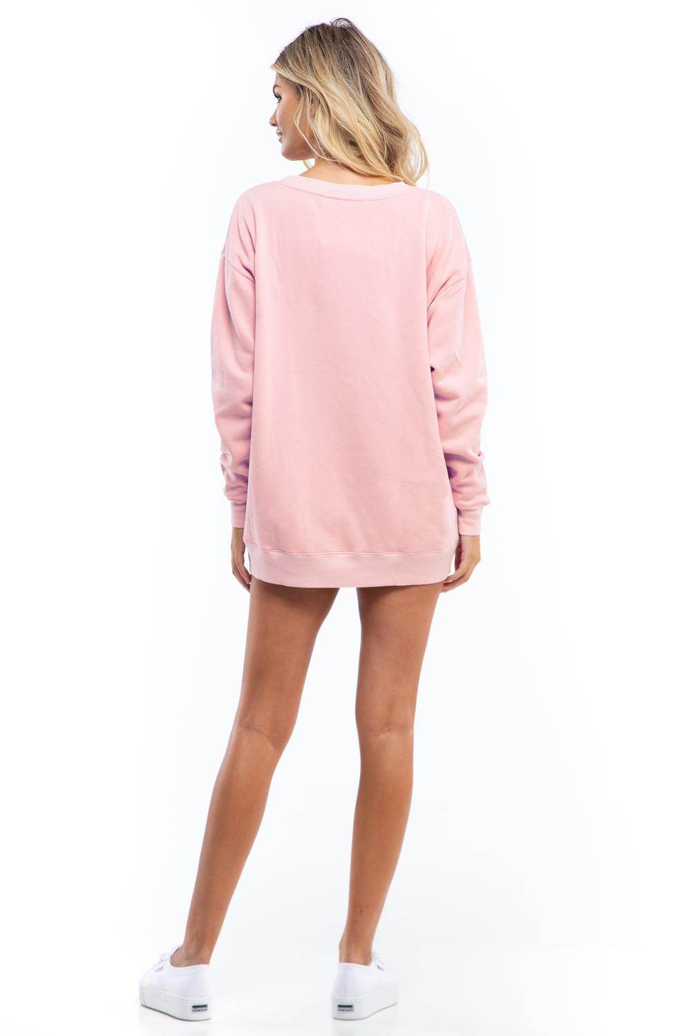 BRUNETTE THE LABEL - Uplift All Babes Crewneck Sweatshirt - Rack Hunt -