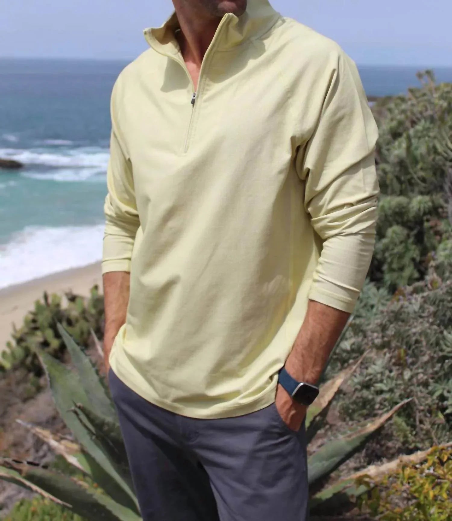 Henri Costa - Positano Quarter Zip Top - Rack Hunt -