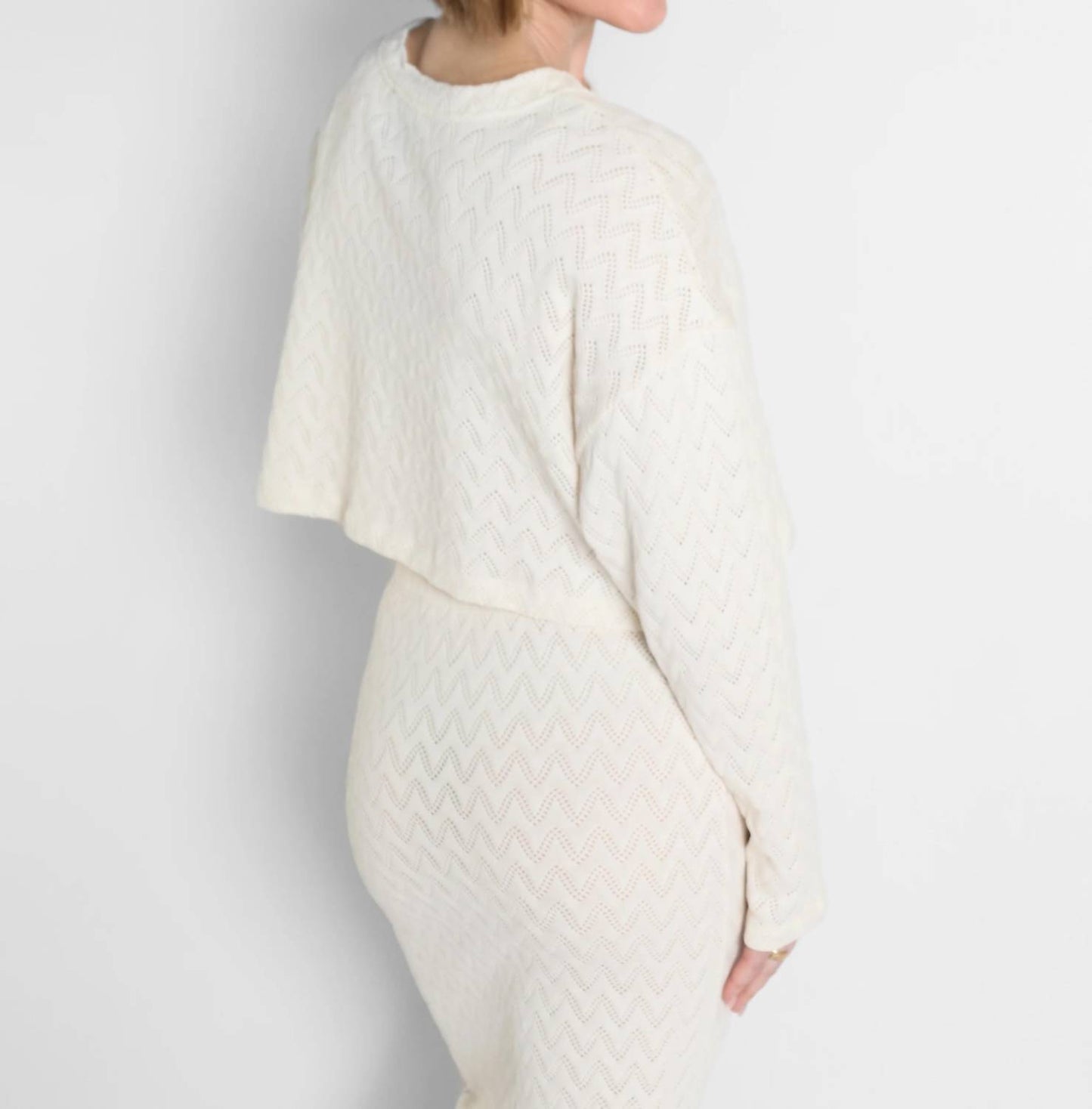 Long Sleeve Crochet Top