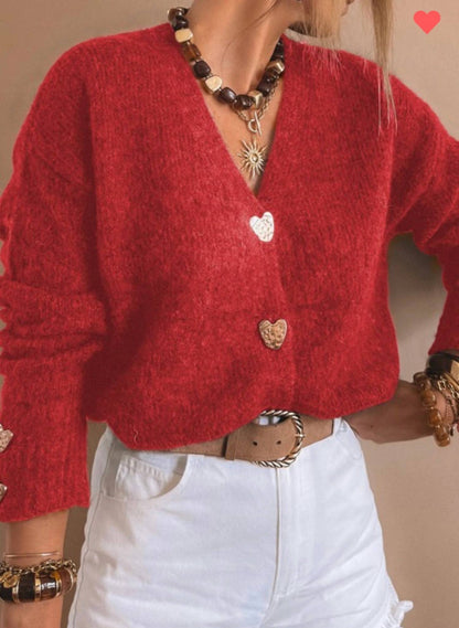 Heartland V Neck Cardigan