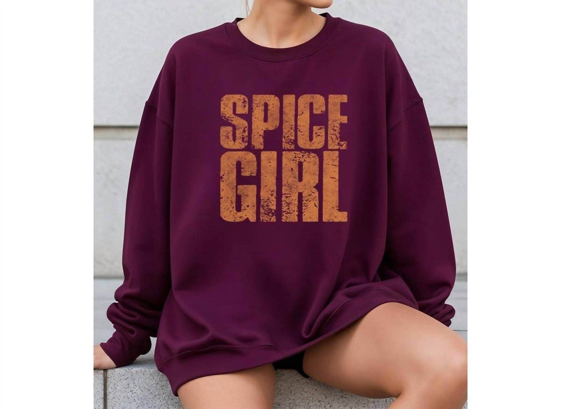 Illustrated Society - Women's Spice Girl Vintage Graphic Sweatshirts - Rack Hunt -