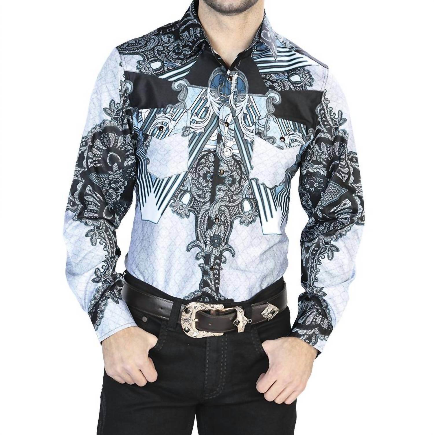 El Señor De Los Cielos - Casual Long Sleeve Shirt - Rack Hunt