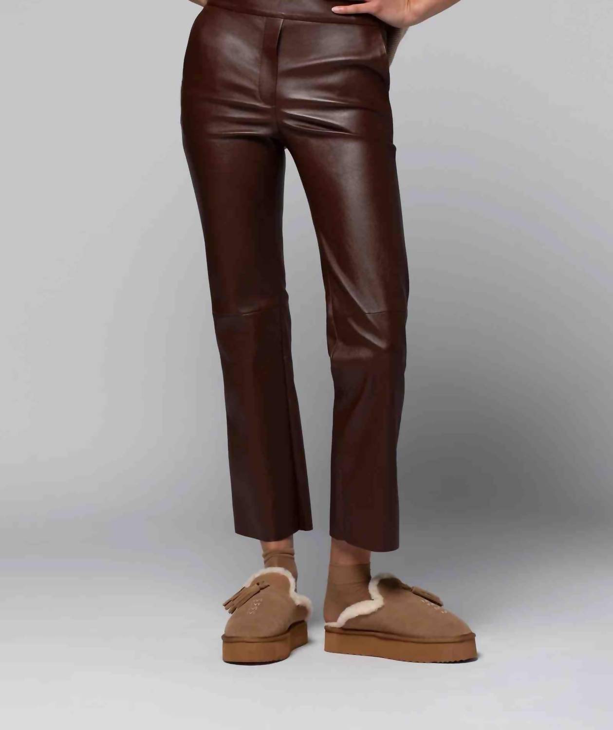 Women's Anita Suede And Sheepskin Mules