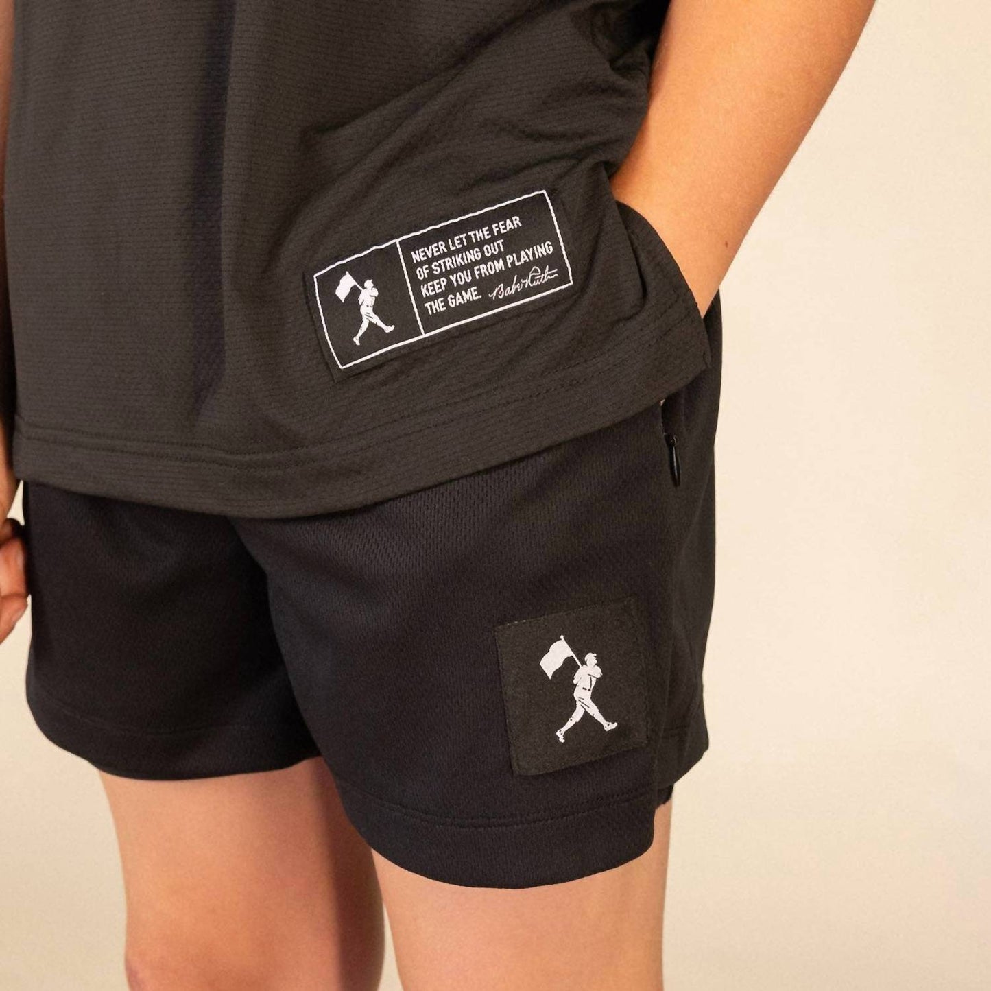 Boys Diamond Air Liner Mesh Training Shorts