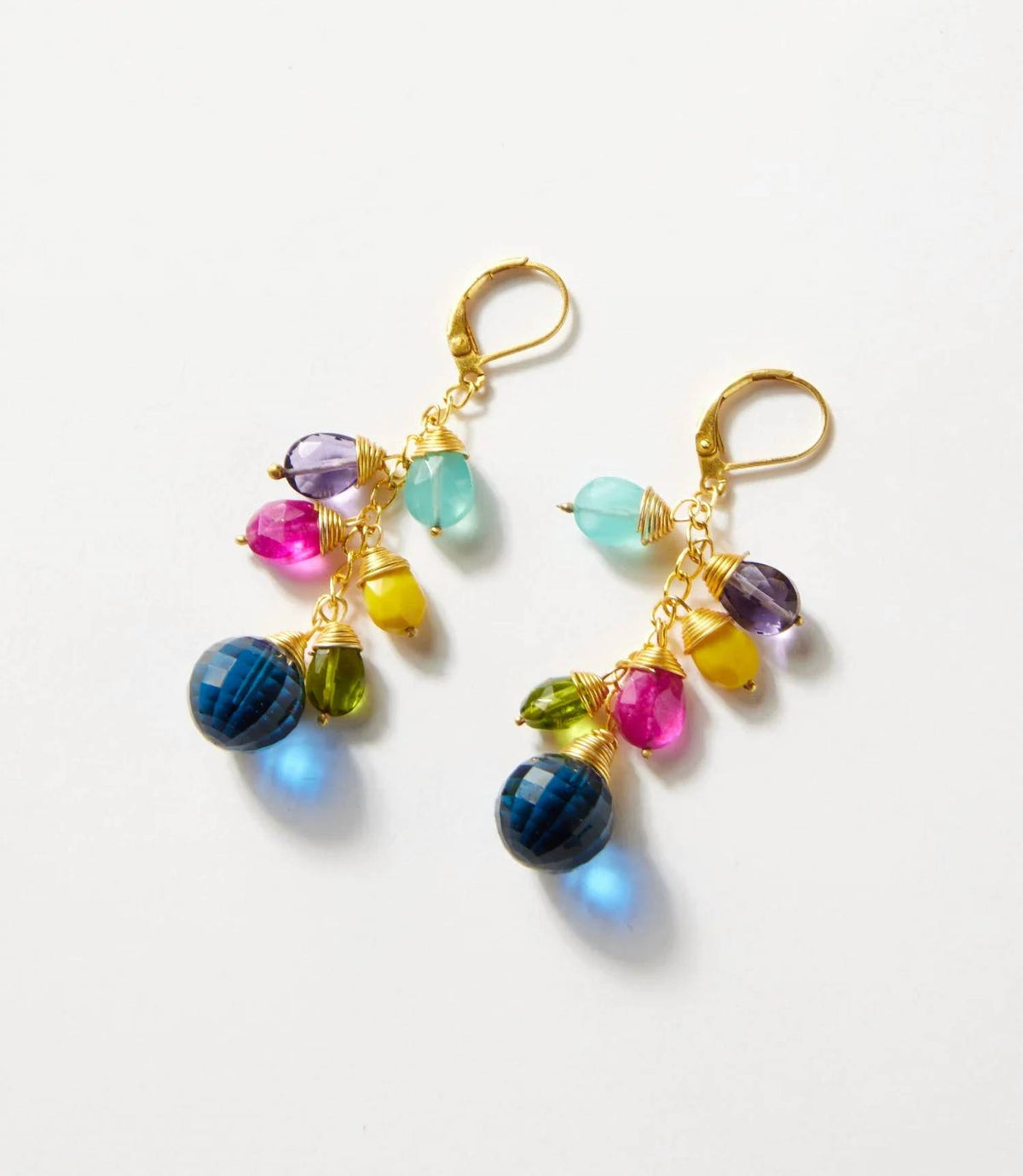 Women's Gemstone Dangle Earrings
