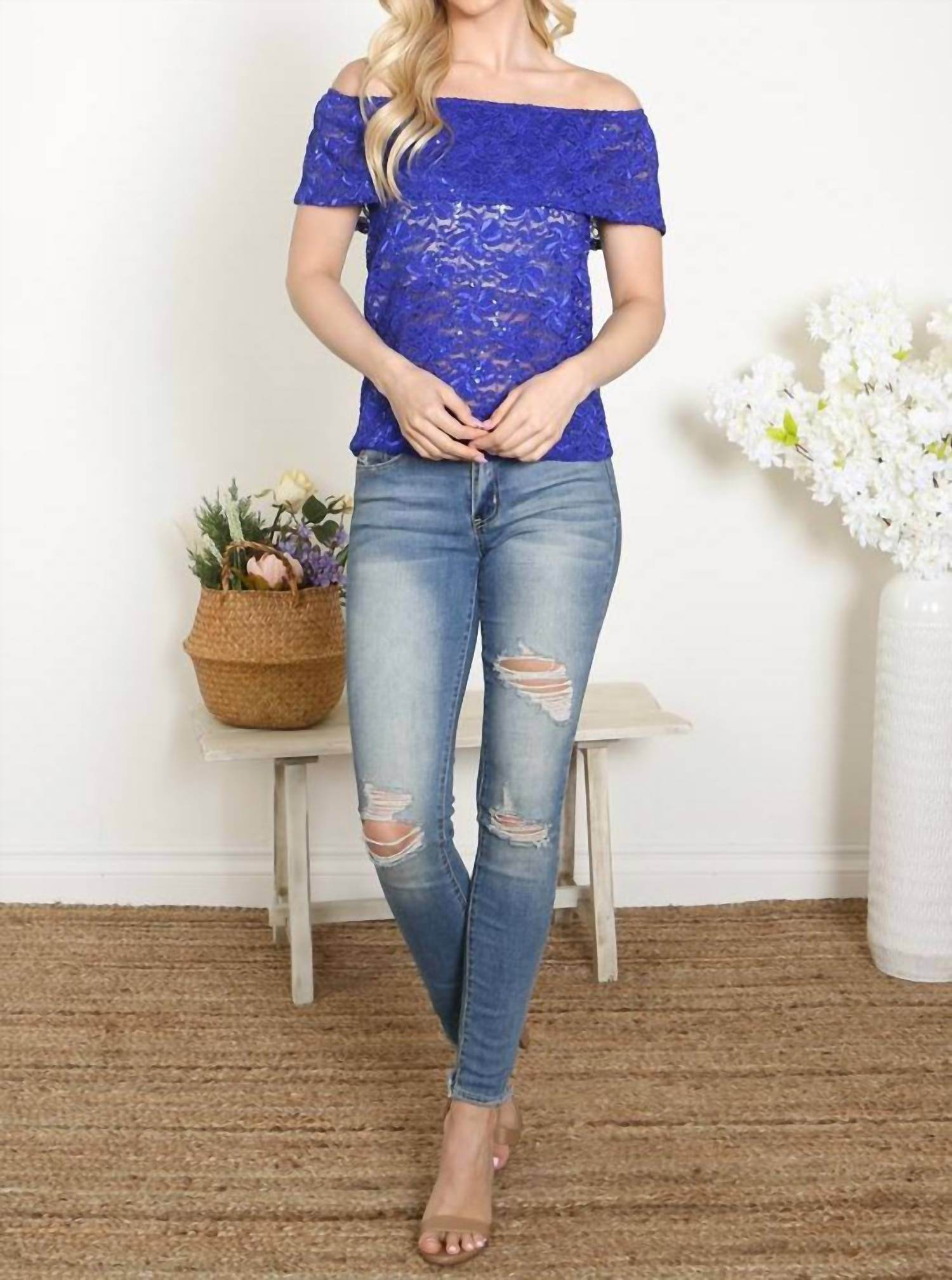 WESTMOON - Off Shoulder Lace Top - Rack Hunt -