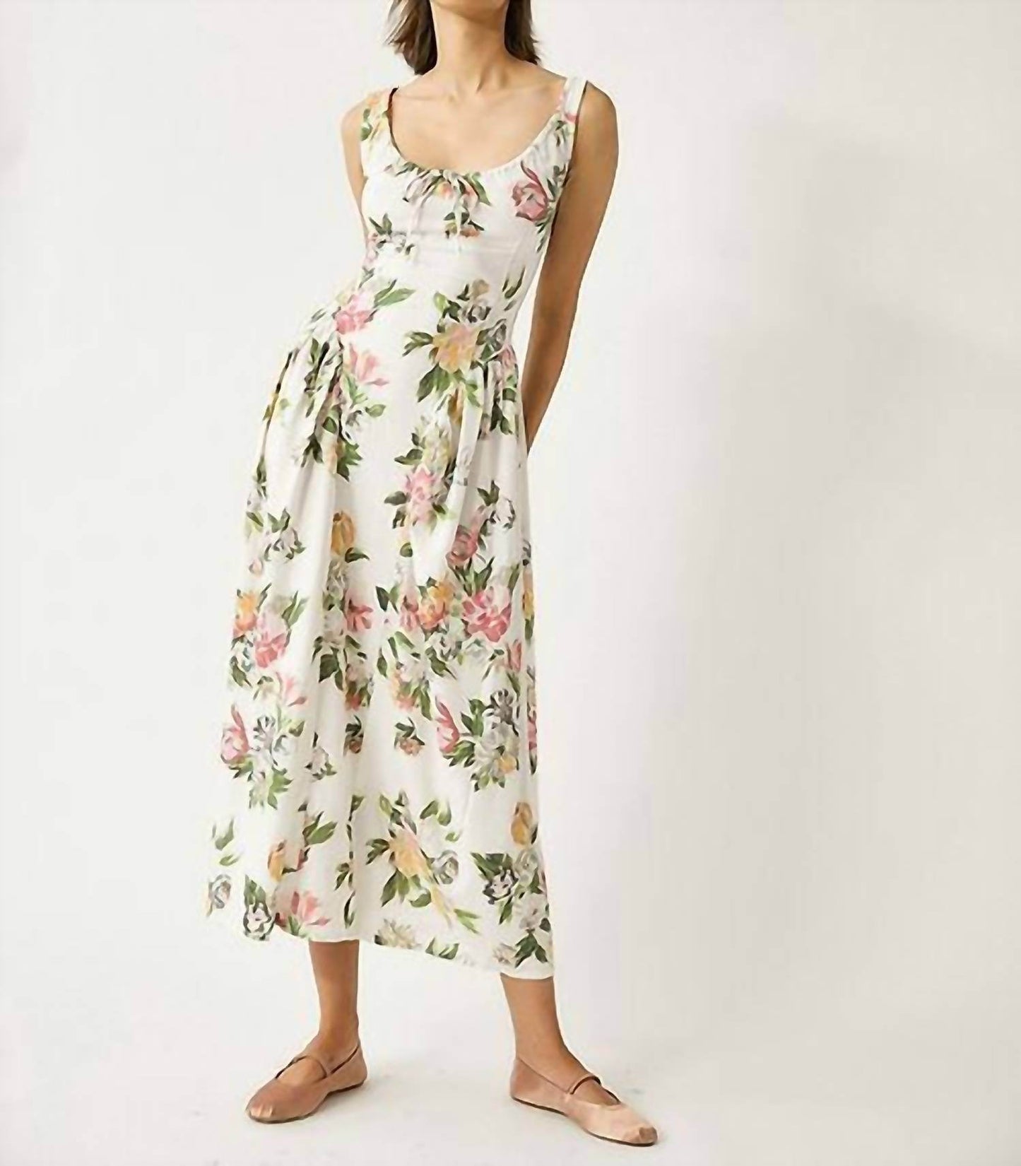 Taft Clothing - Women's Shisha Linen Floral Maxi Dress - Rack Hunt -