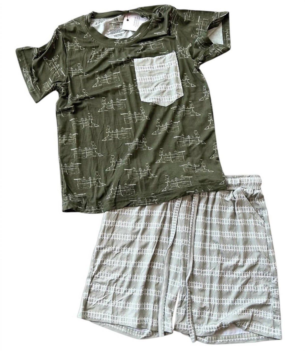 Boy's Thomas Trains Bamboo Youth T-shirt & Shorts Set