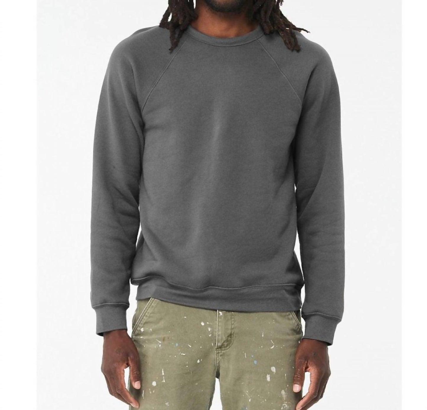 Unisex Sponge Fleece Raglan Crewneck Sweatshirt