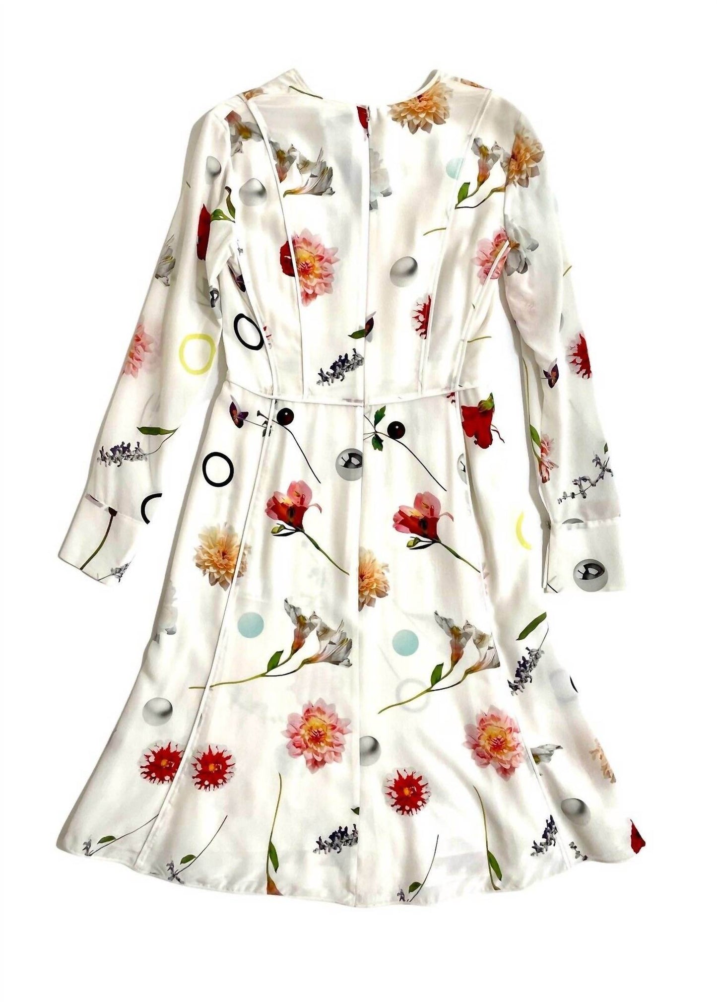 Narciso Rodriguez - Floral Print Silk Dress - Rack Hunt -