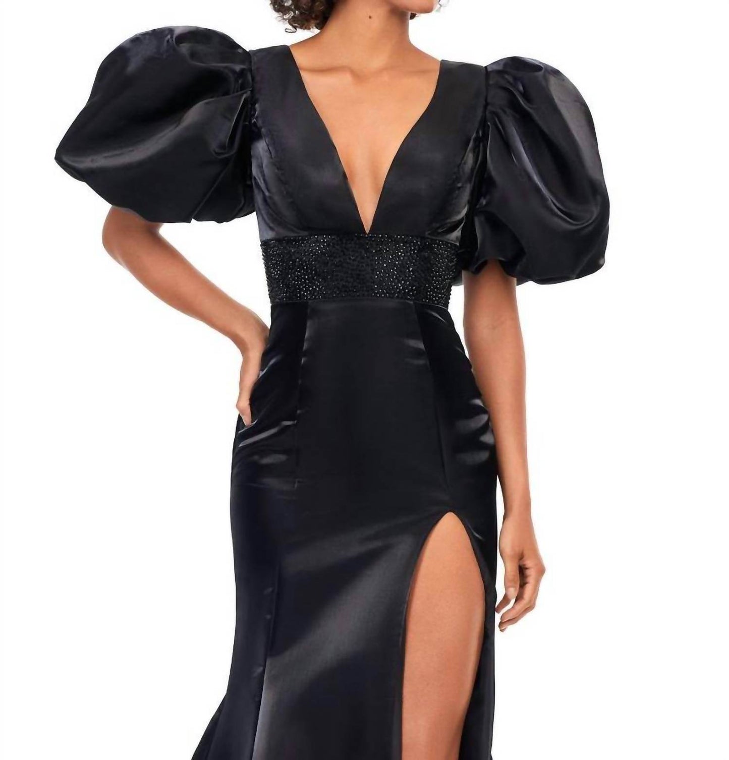 ASHLEYlauren - V-neck Dress - Rack Hunt