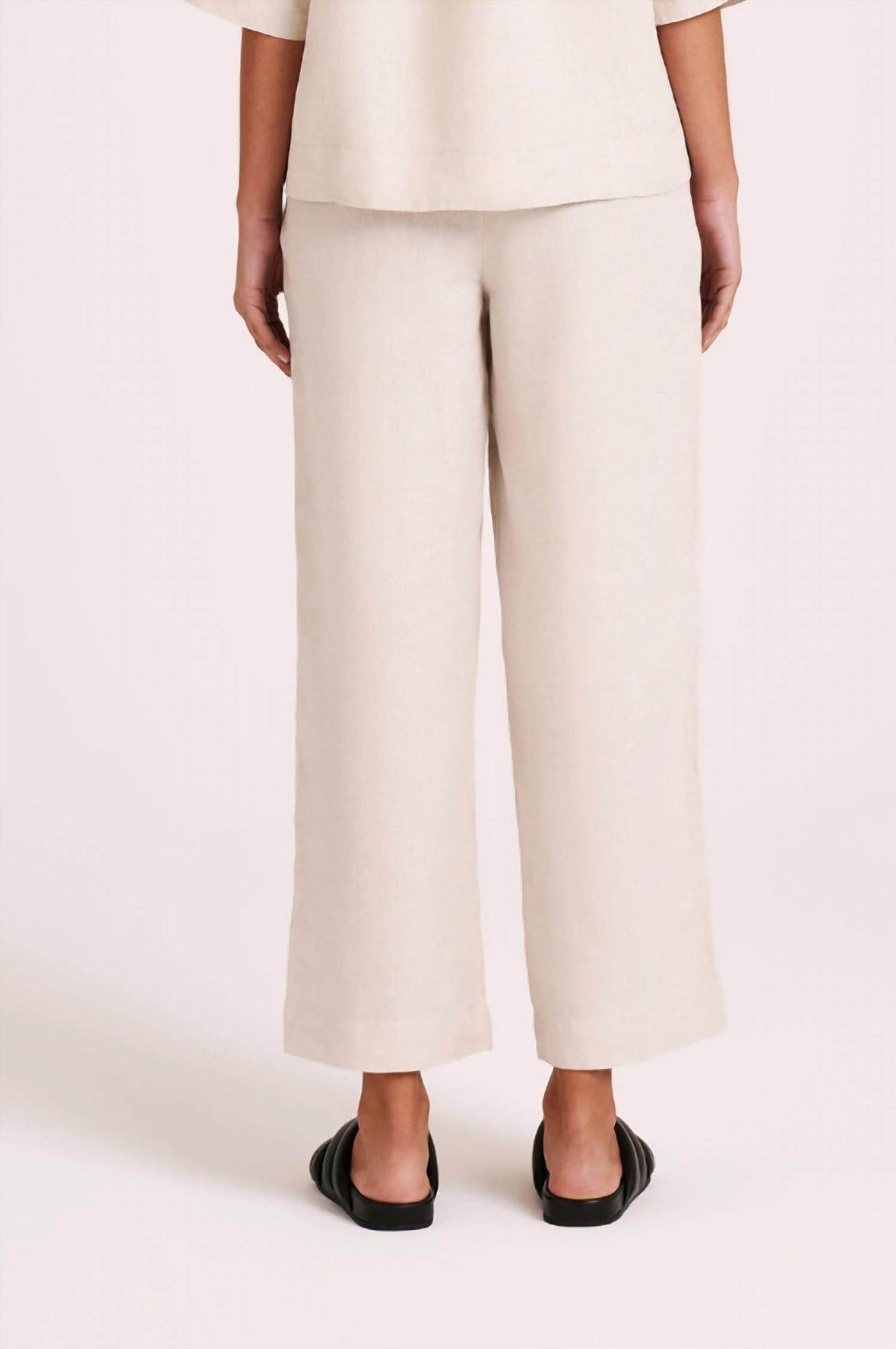 Nude Lucy - Lounge Linen Crop Pant - Rack Hunt