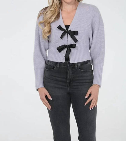 Luna Bow Cardigan