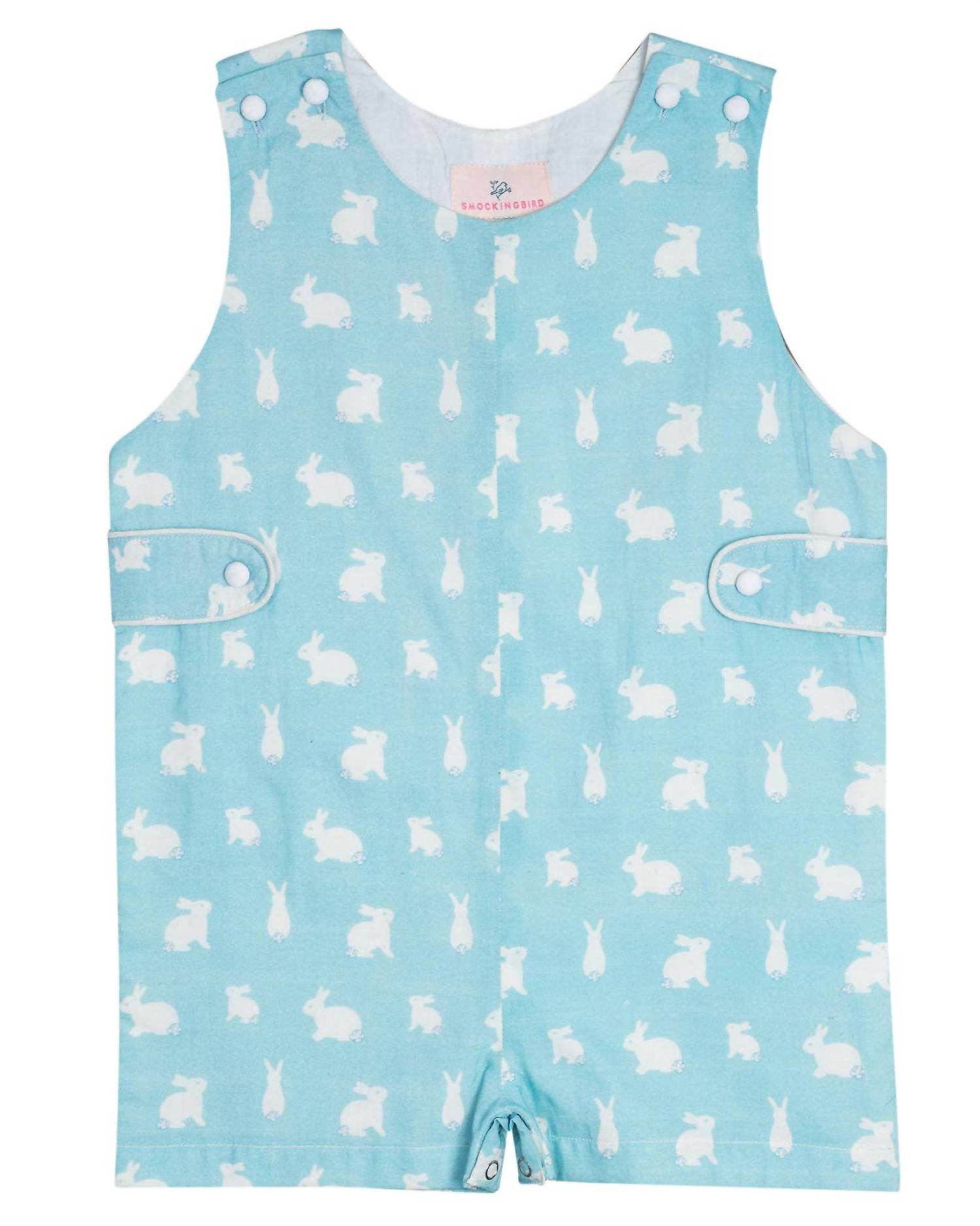 Shrimp and Grits Kids - Hoppy Bunny Shortall - Rack Hunt -