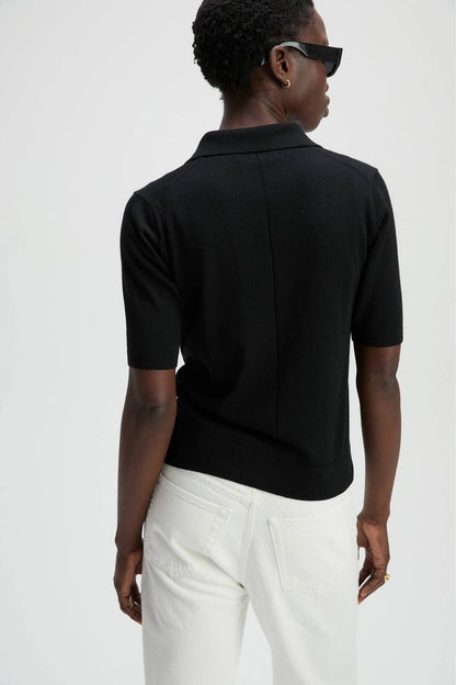Refined Short Sleeve Polo Top