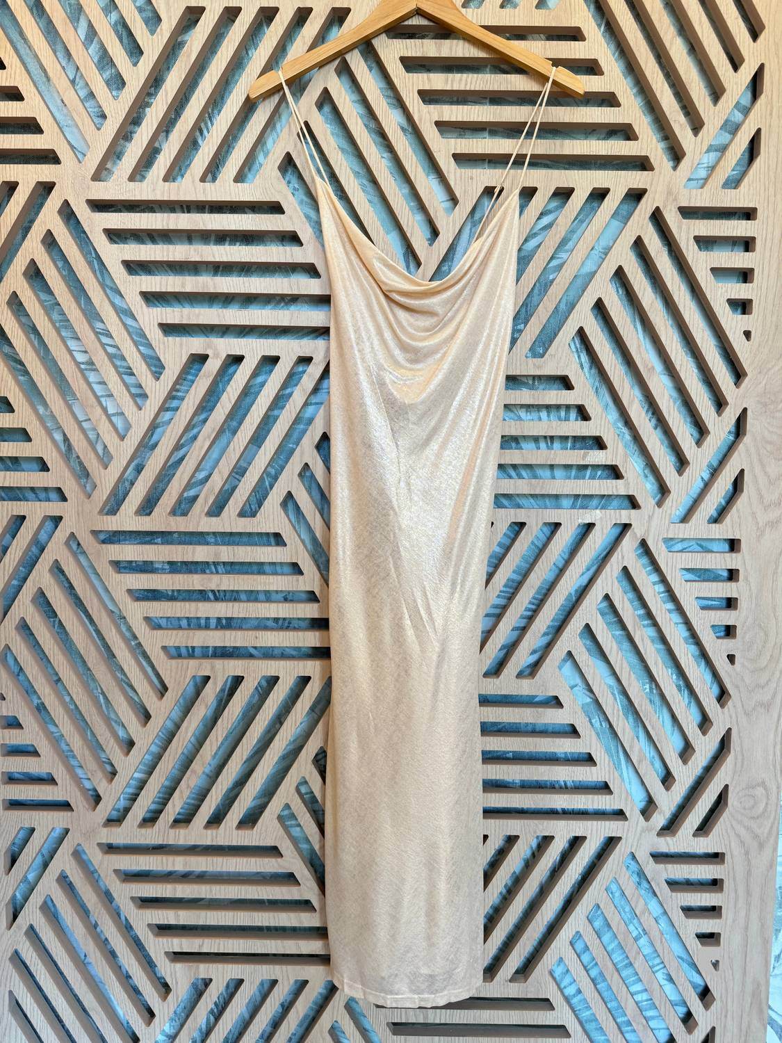 Trendz LLC - Metallic Long Midi Dress - Rack Hunt -