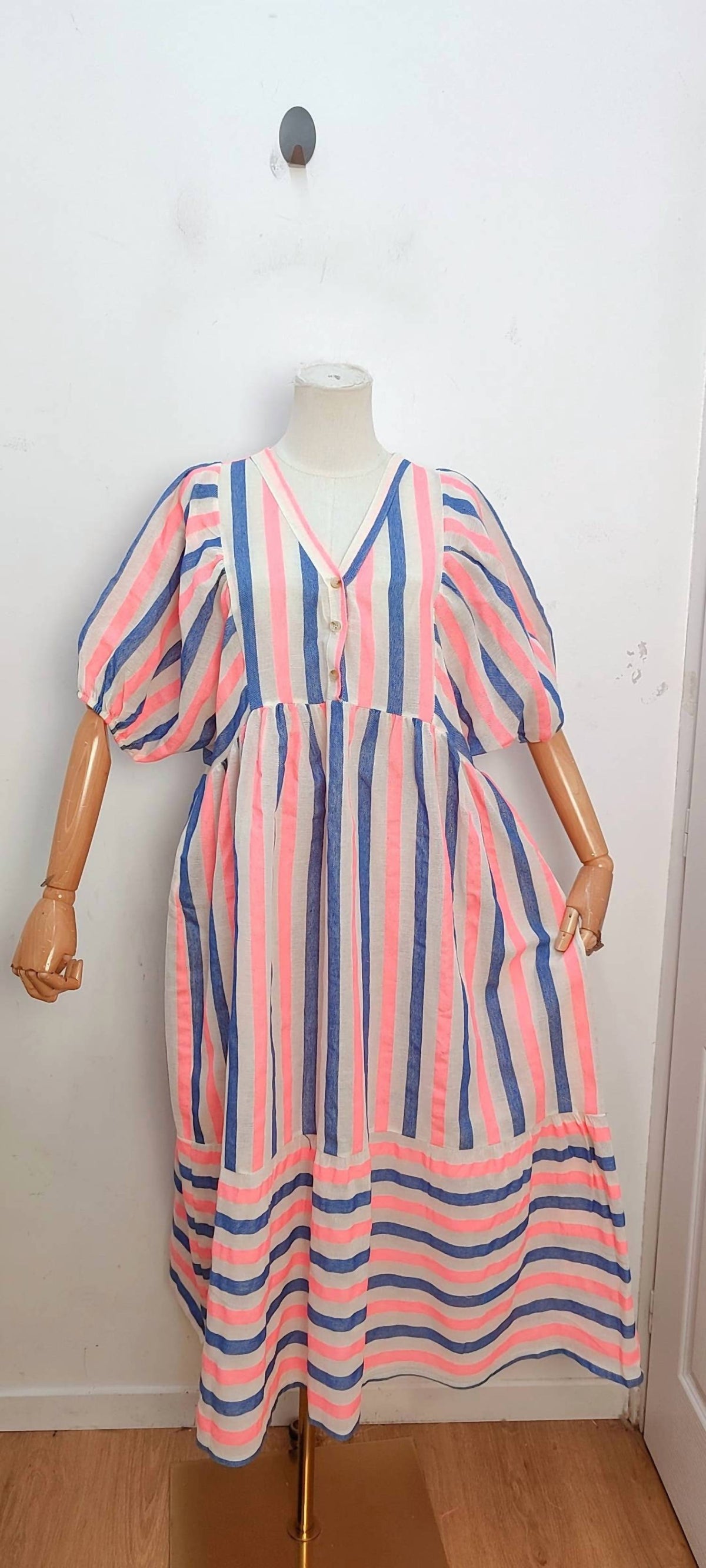 Women's Long Striped Summer Dress
