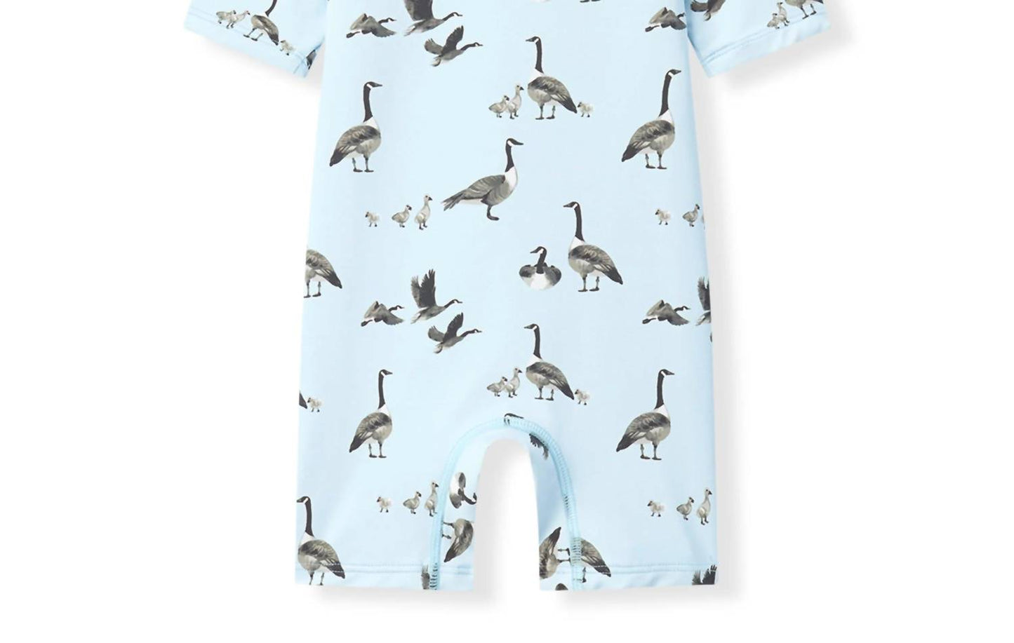 Kid's Goose Zipper Shortall Swimsuit