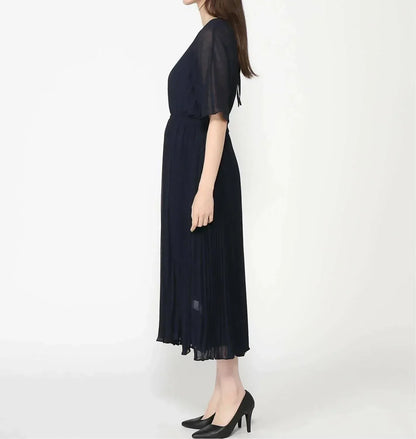Banana Republic - Chiffon Pleated Maxi Dress - Rack Hunt