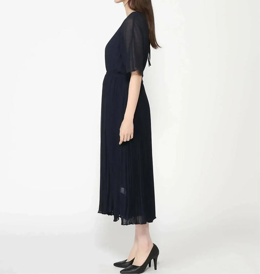 Banana Republic - Chiffon Pleated Maxi Dress - Rack Hunt