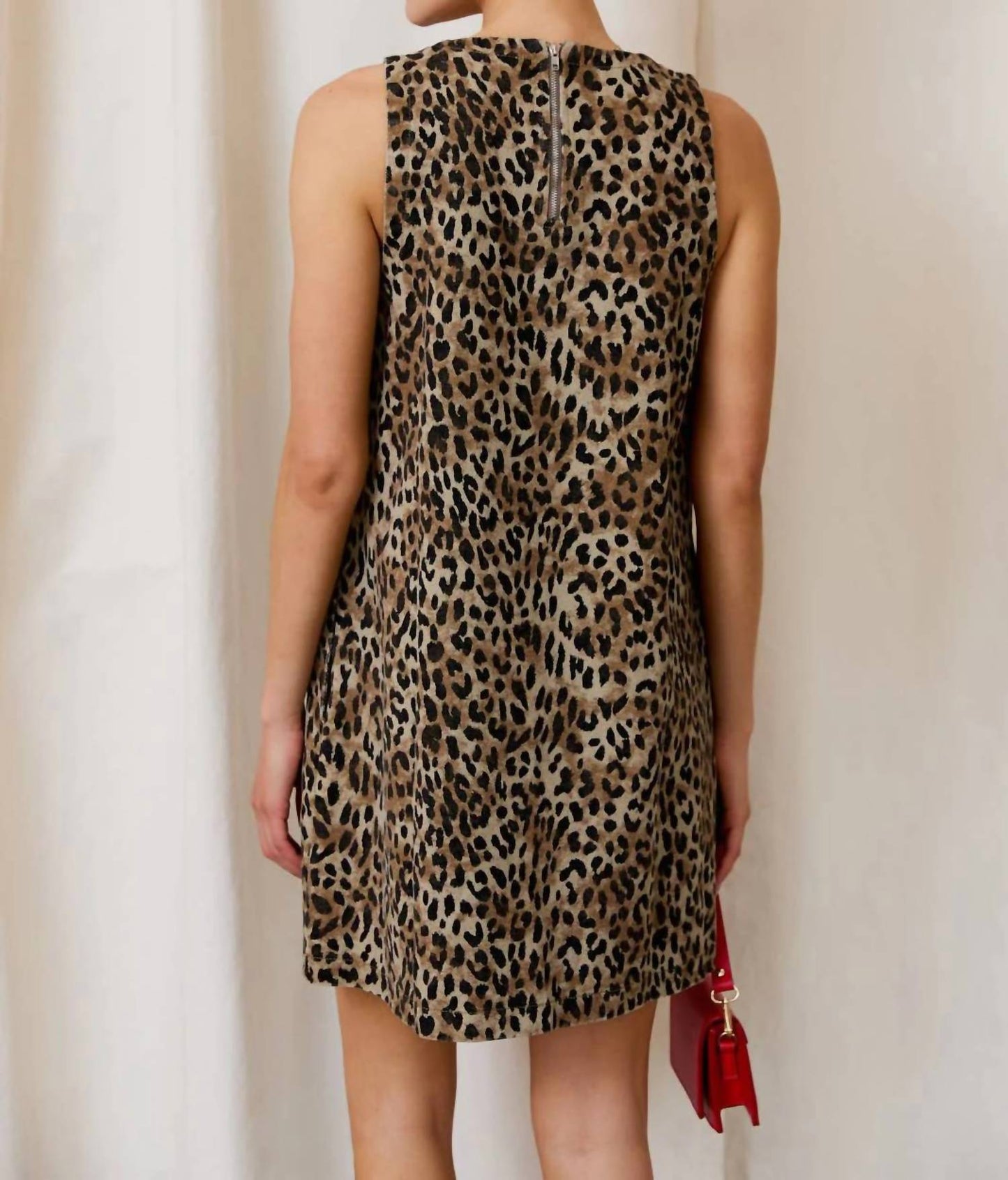 Katlaya Sleeveless Animal Print Dress