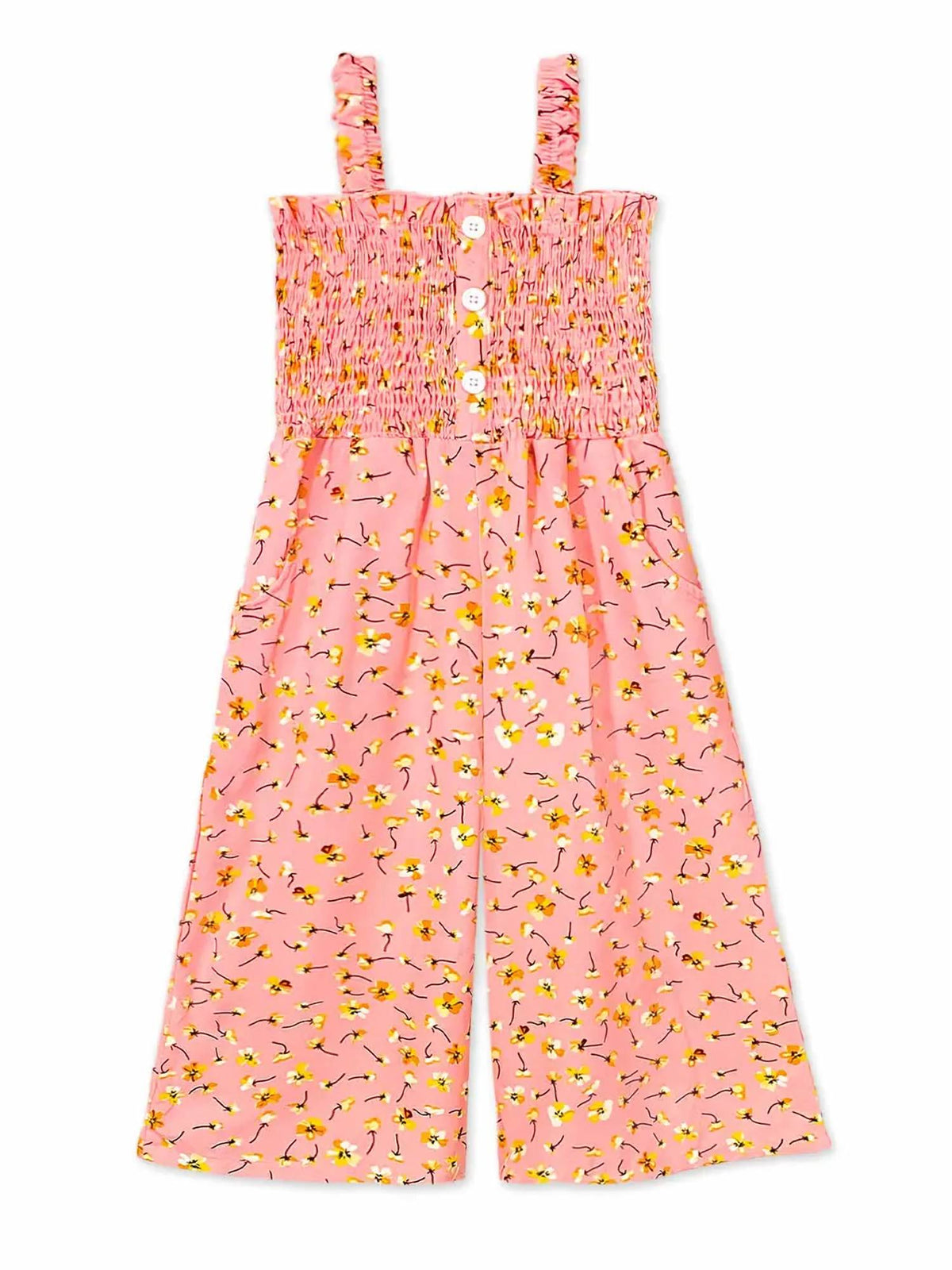 Girl's Floral Romper
