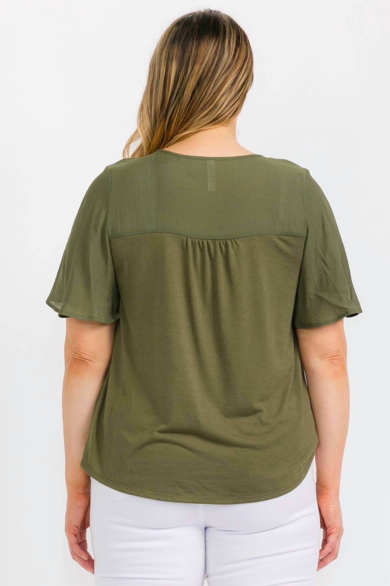 Perseption - Front Tie Blouse - Rack Hunt -