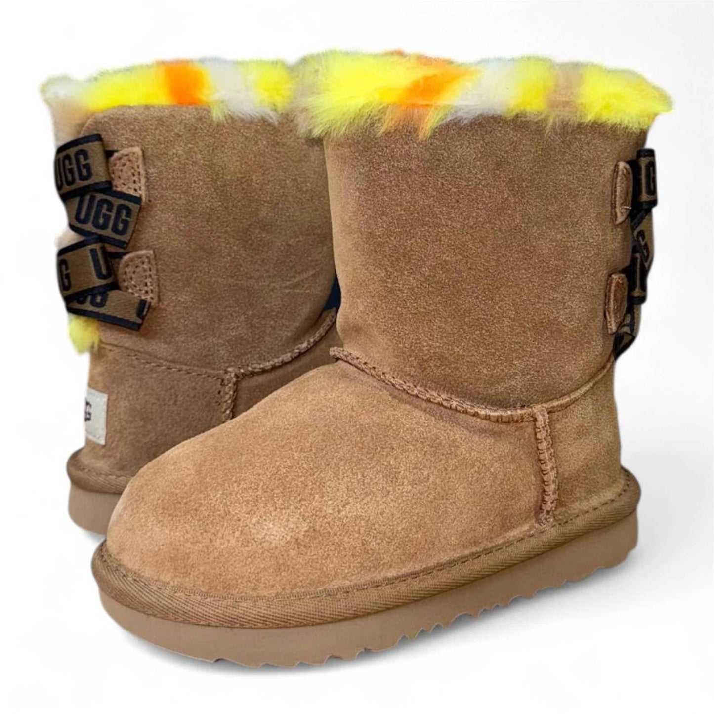 Toddler Kid's Bailey Bow Plaid Punk Boot