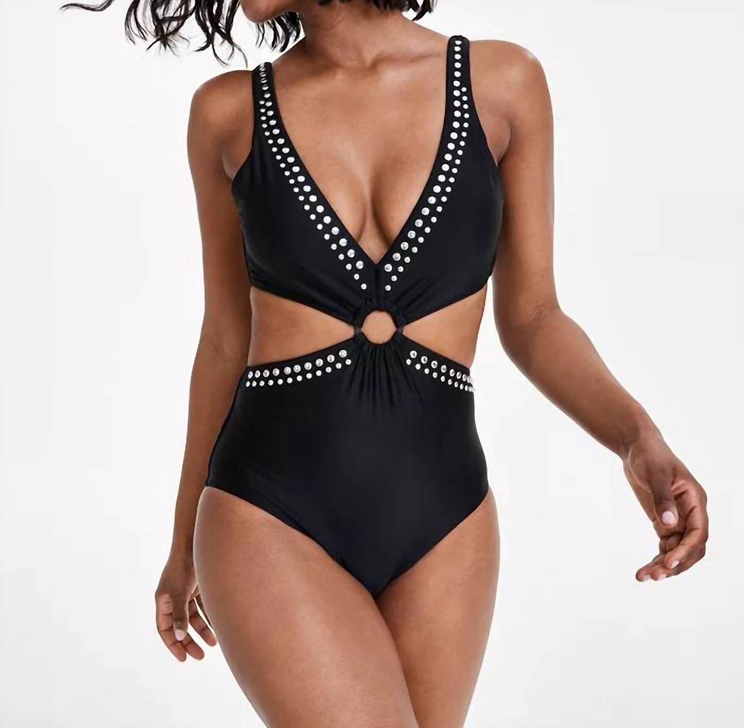 Bar III - Tell Me About It Stud One-piece Swimsuit - Rack Hunt -
