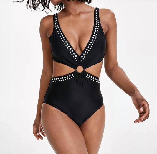 Bar III - Tell Me About It Stud One-piece Swimsuit - Rack Hunt -