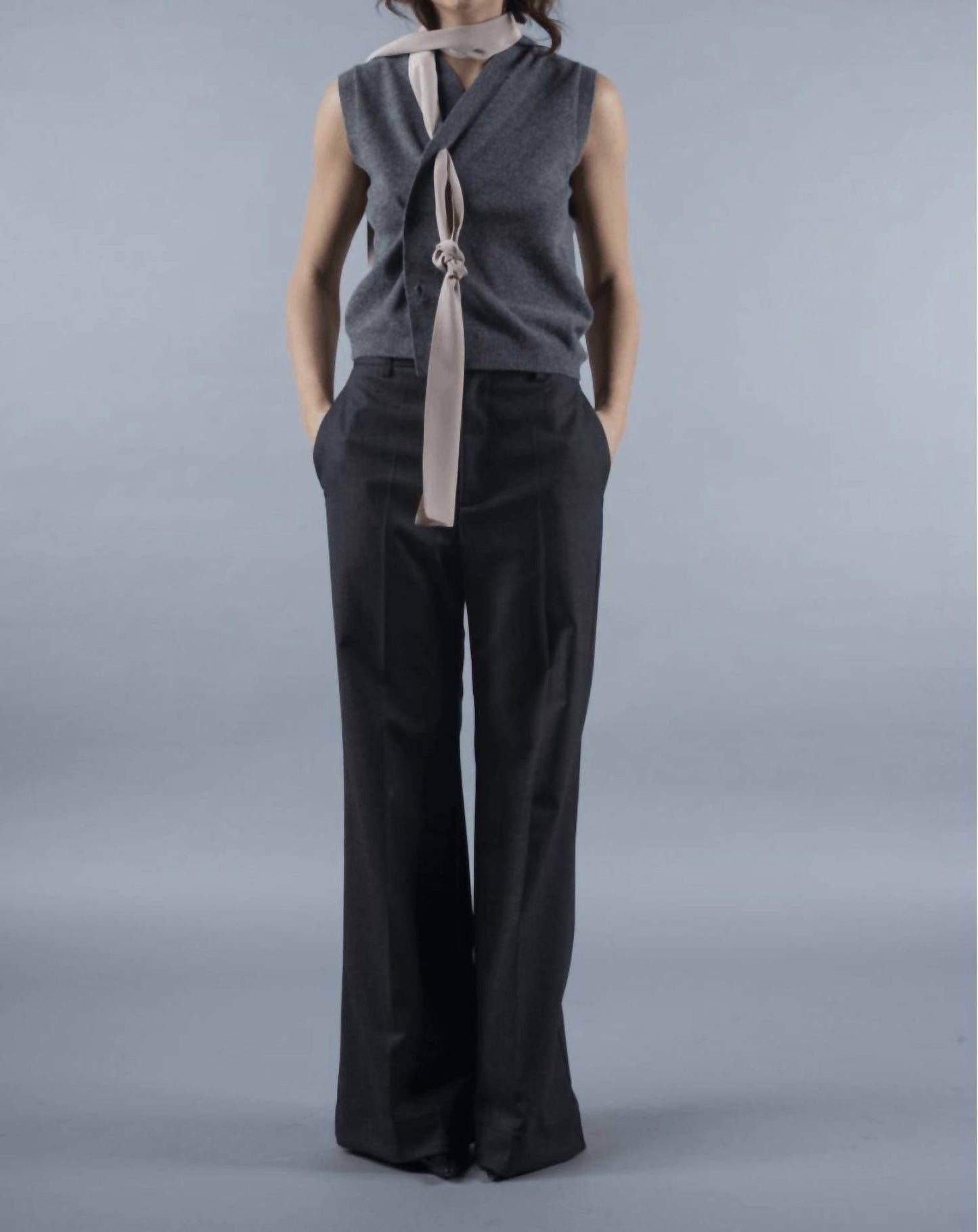 Phisique du Role - Anthra Linen Blend Trouser - Rack Hunt -