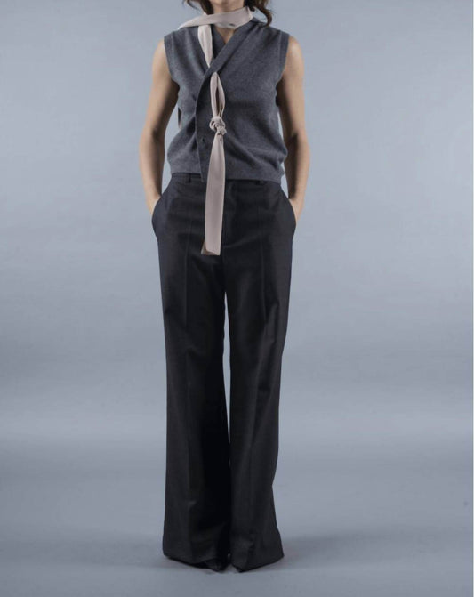 Phisique du Role - Anthra Linen Blend Trouser - Rack Hunt -