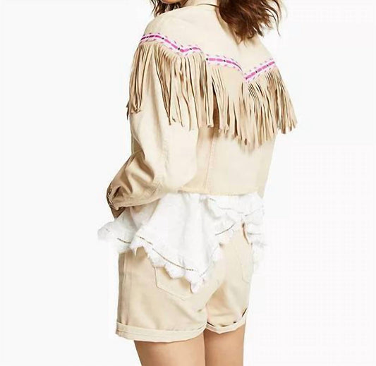 Luxe Fringe-trim Jacket