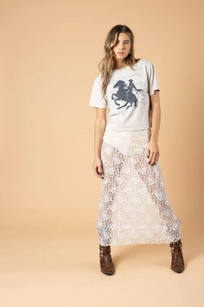 All Us - Take Me Away Wide Cropped Tee - Rack Hunt