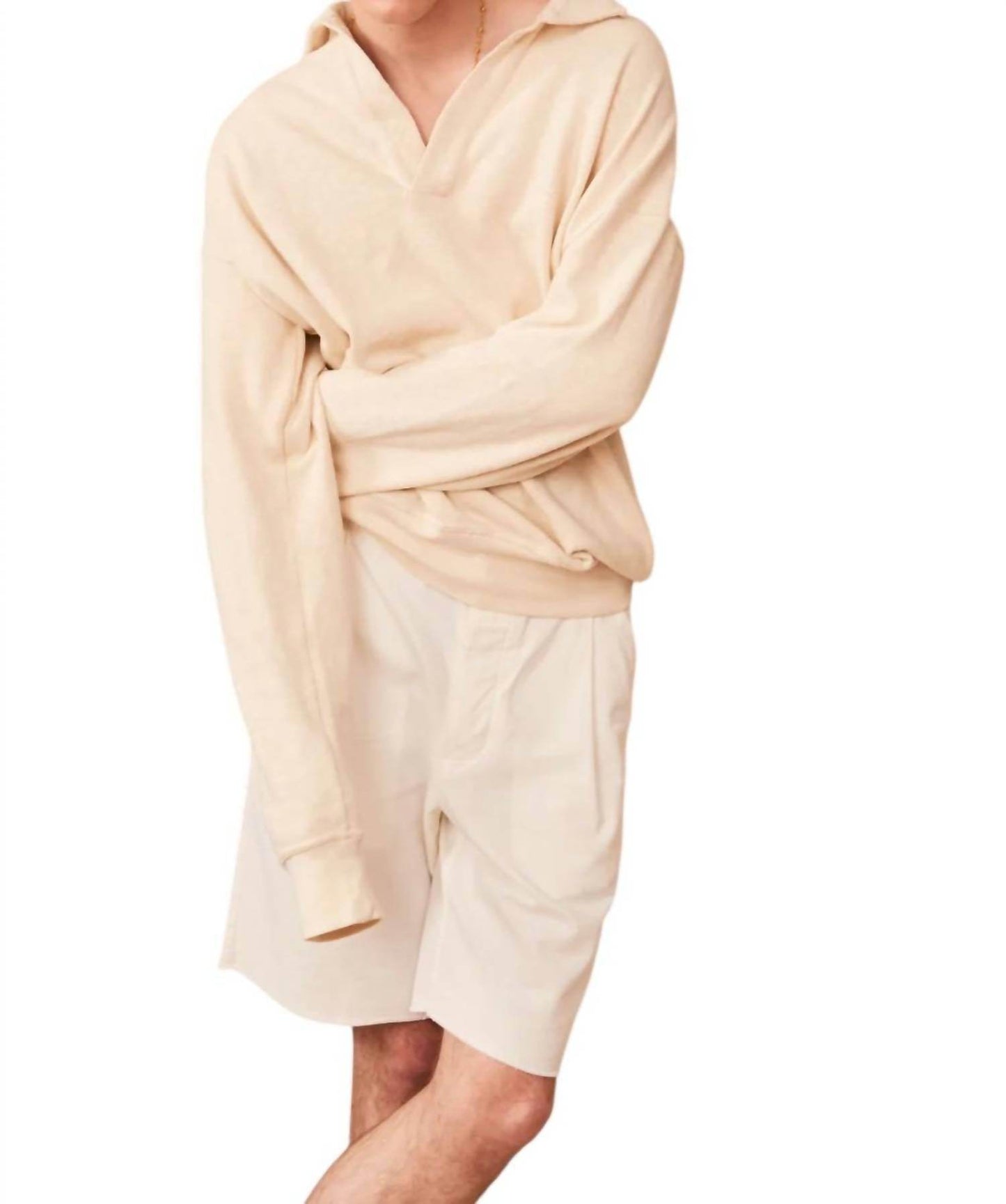 AARC55 - Tapered Oversized Long Sleeve Polo - Rack Hunt