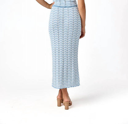 Rosso Knit Midi Skirt
