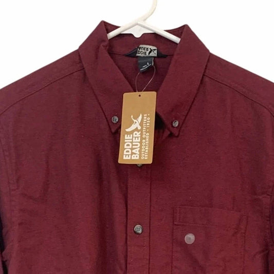 Men's Long Sleeve Button Up Cotton Field Flannel Shirt