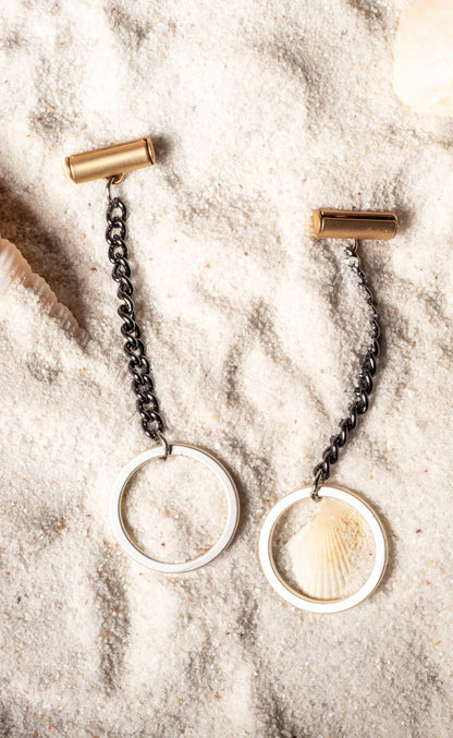 Women's Chained Together Earrings