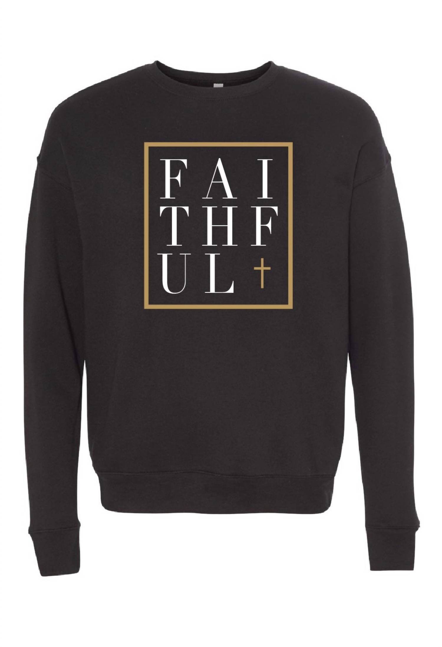 The Minted Olive - Faithful Box Crew Sweatshirt - Rack Hunt -