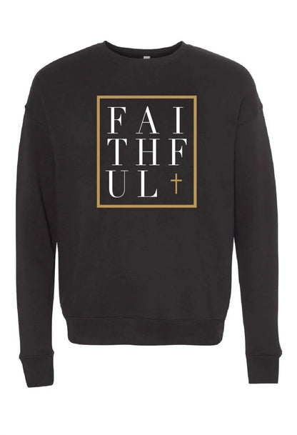 The Minted Olive - Faithful Box Crew Sweatshirt - Rack Hunt