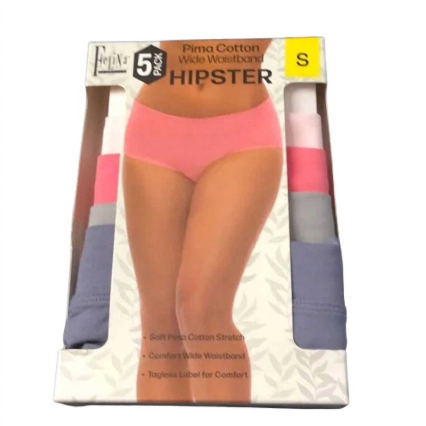 Women's Cotton Stretch Hipster, 5 Pack