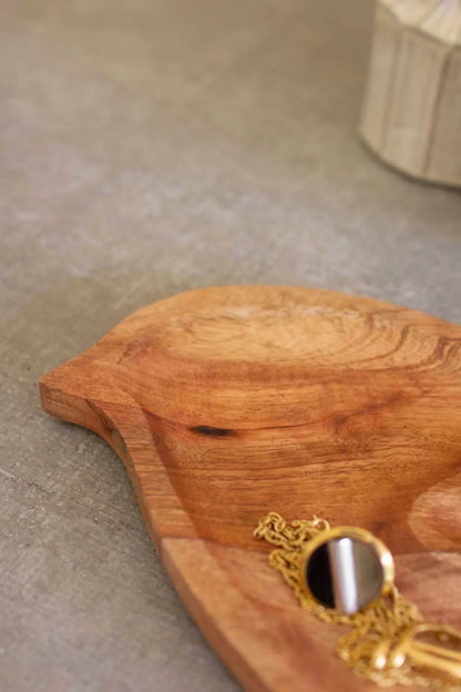 Mickler & Co. - Bird Platter Wooden Decor - Rack Hunt
