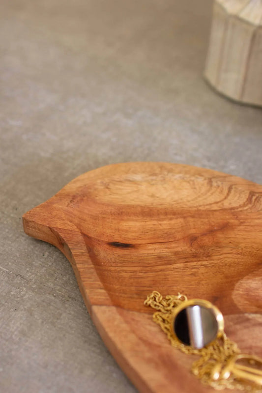Mickler & Co. - Bird Platter Wooden Decor - Rack Hunt