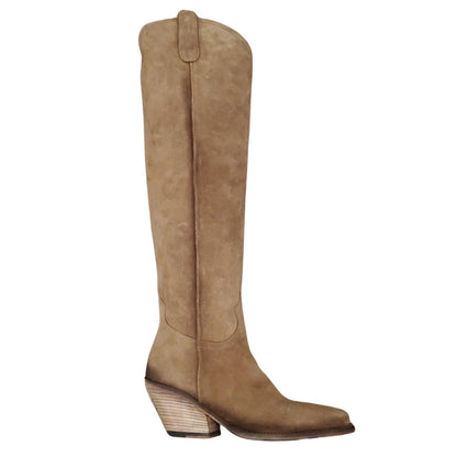 Women's Suede Knee Boots